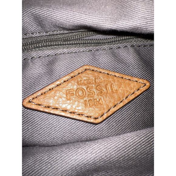 Fossil Keely Crossbody Shoulder Bag Pink Gray Multi Color Dot‎ Adjustable Strap - Picture 7 of 9